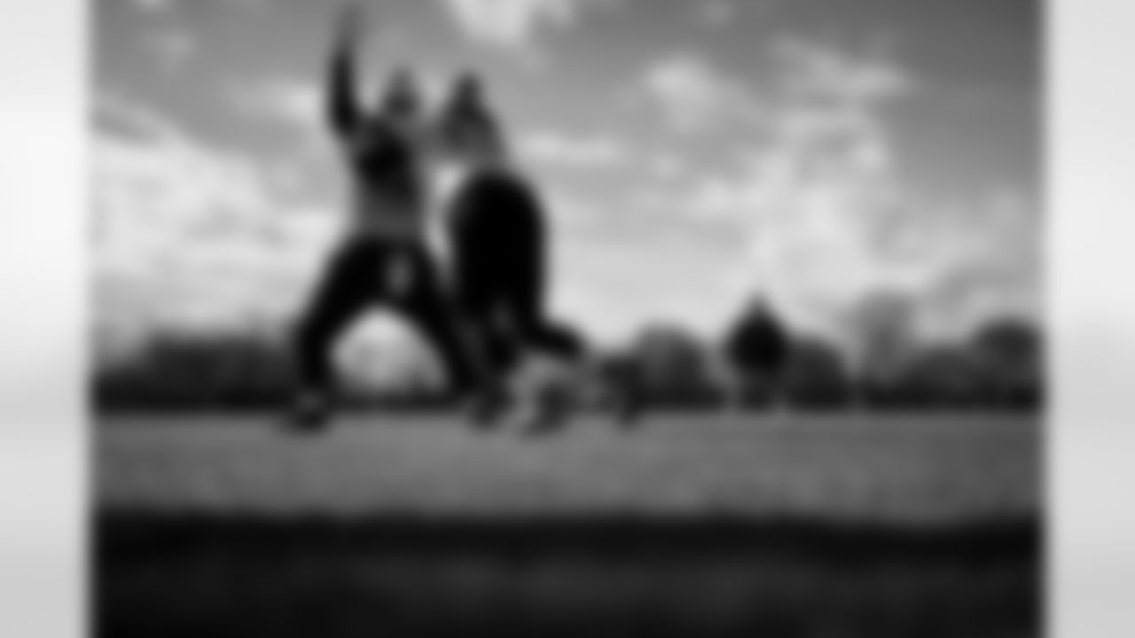 Tommy Akingbesote (71). Jordan Phillips (52). Buffalo Bills Week 10 Practice, November 06, 2025 at Buffalo Bills Training Center.