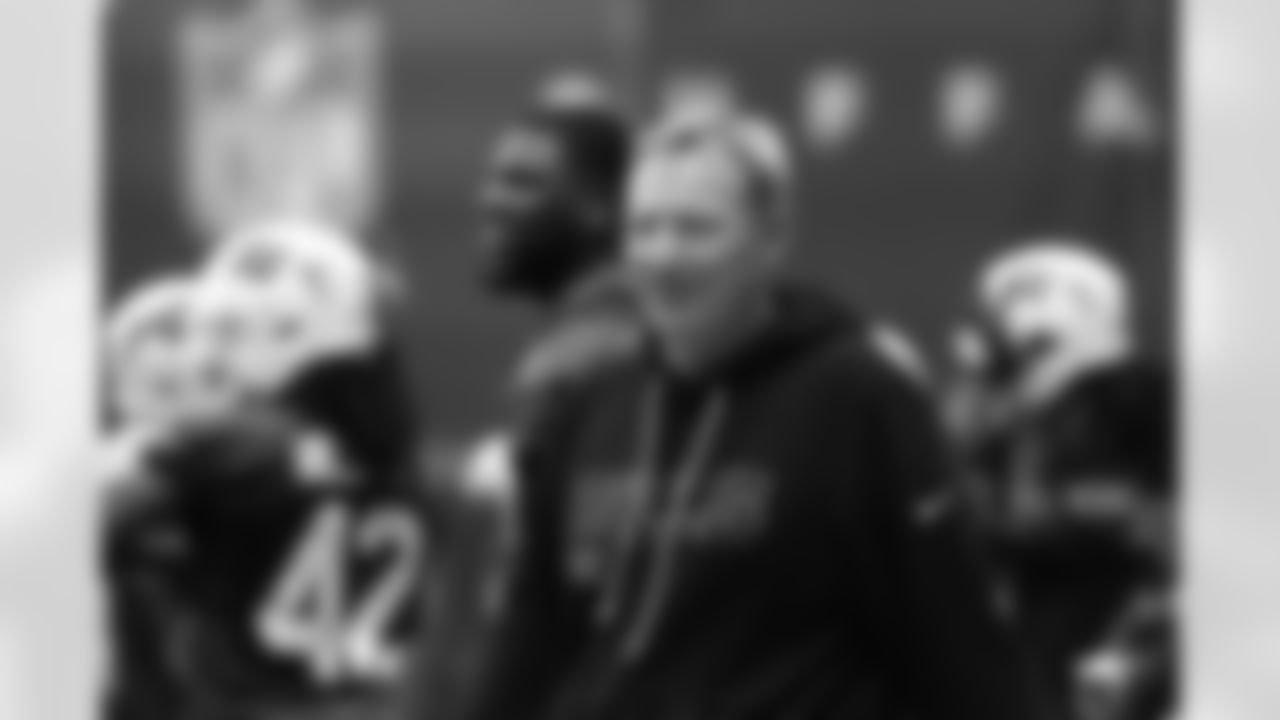 Chris Tabor. Buffalo Bills Wild Card Week Friday Practice, January 09, 2026 at Buffalo Bills Training Center.