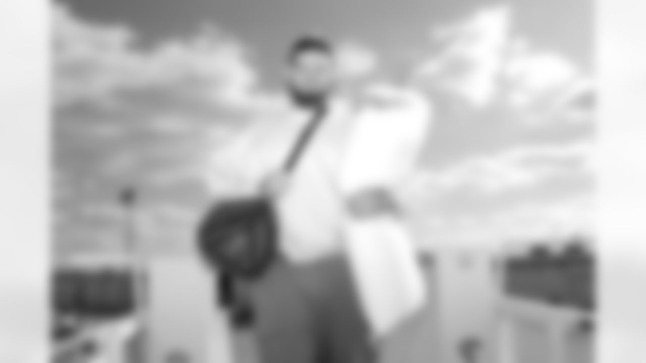 Alec Anderson (70). Buffalo Bills Travel to Houston, November 19, 2025 at Buffalo Niagara International Airport.