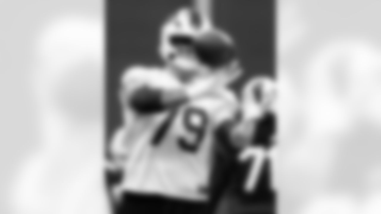 Spencer Brown (79). Buffalo Bills Divisional Round, January 15, 2026 at Buffalo Bills Training Center.