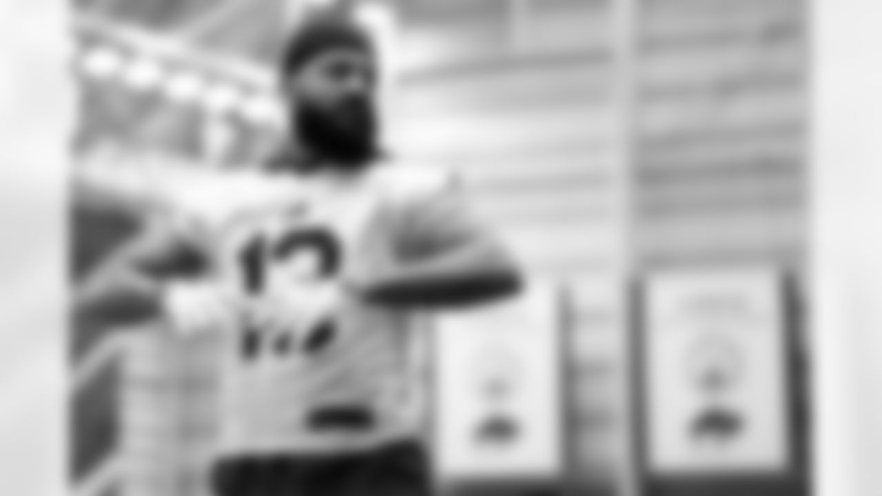 Gabe Davis (13). Buffalo Bills Wild Card Week Thursday Practice, January 08, 2026 at Buffalo Bills Training Center.