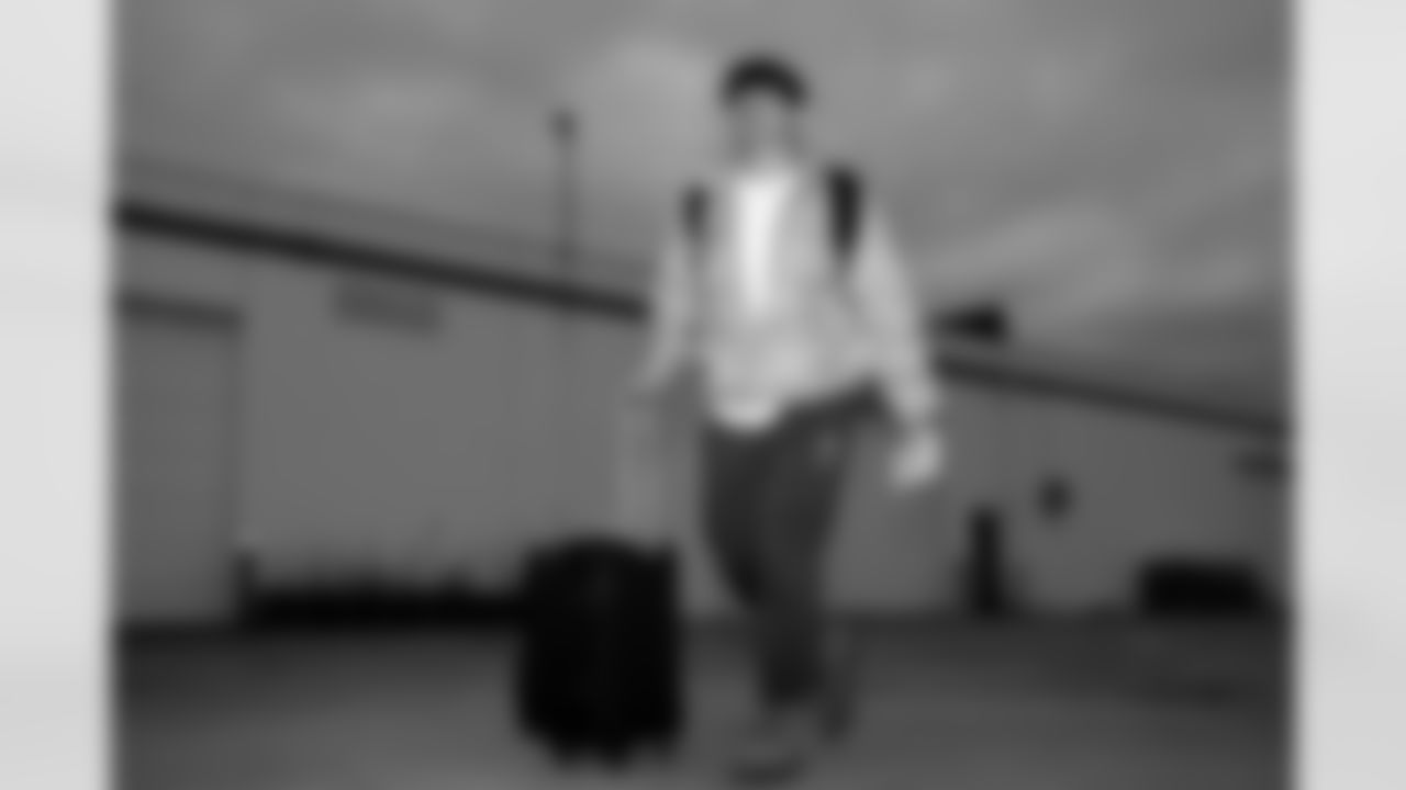 Joe Andreessen (44). Buffalo Bills travel to Pittsburgh, November 29, 2025 at Buffalo Niagara International Airport.