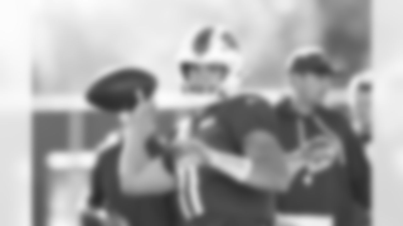 Mitchell Trubisky (11). Buffalo Bills Week 9 Practice, October 29, 2025 at the Buffalo Bills Training Center.