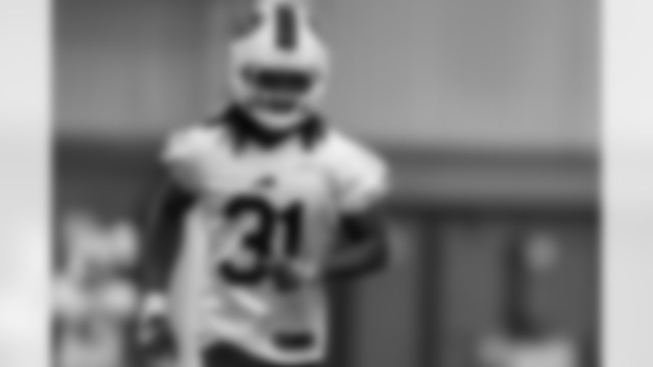 Maxwell Hairston (31). Buffalo Bills Week 14 Practice, December 04, 2025 at Buffalo Bills Training Center.