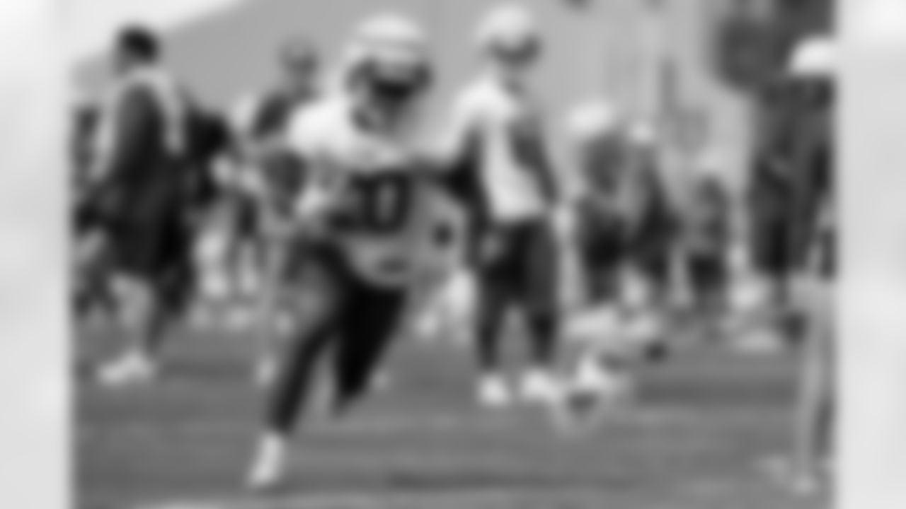 Frank Gore Jr. (20). Buffalo Bills Training Camp, July 27, 2025 at St. John Fisher University.