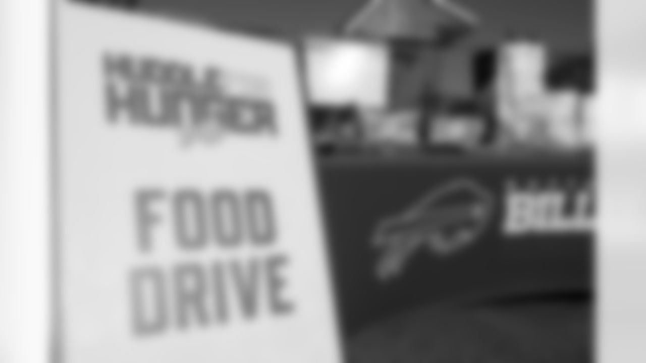 On October 3, the Bills Foundation and FeedMore WNY hosted a food drive at the Jamestown vs. Bennett high school football game in Jamestown collecting over 1,000 pounds of food.