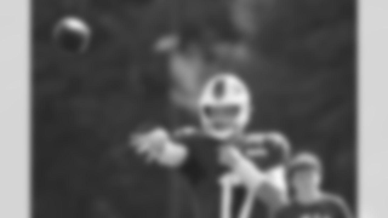 Josh Allen (17). Buffalo Bills Training Camp, July 28, 2025 at St. John Fisher University.