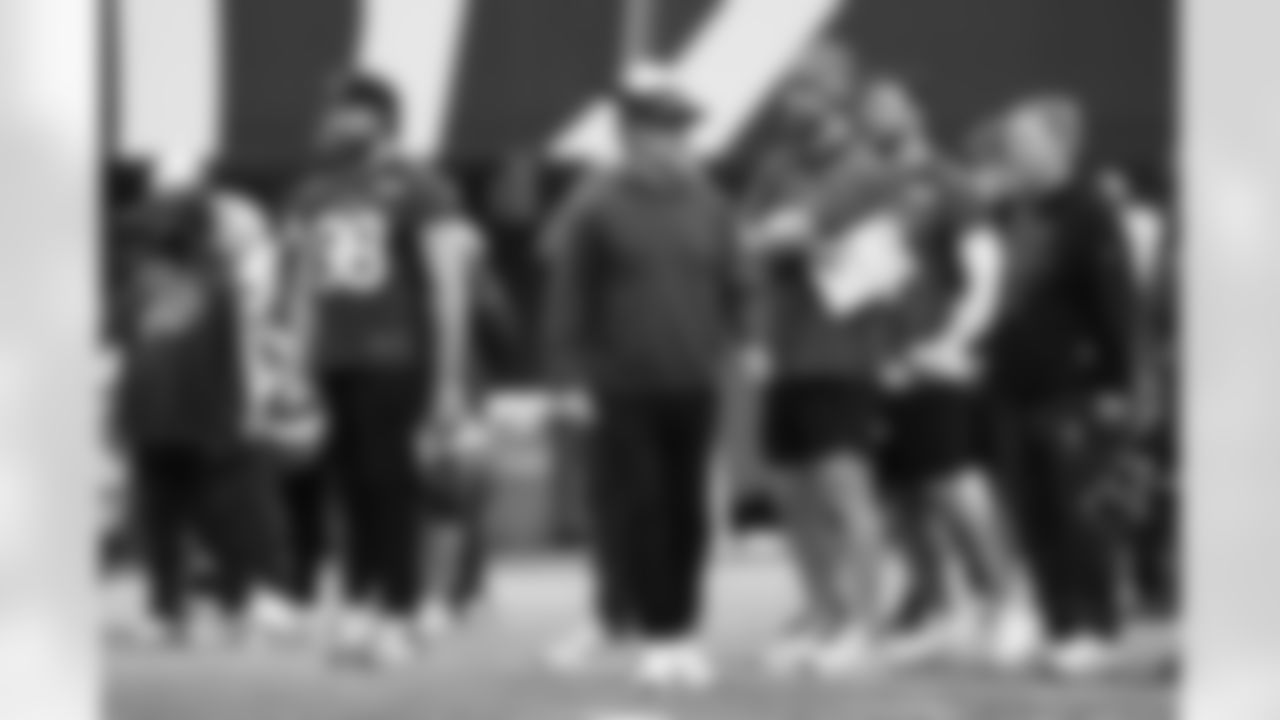 Dawson Knox (88), Sean McDermott, Joe Brady. Buffalo Bills Week 18 Practice, January 02, 2026 at Highmark Stadium.