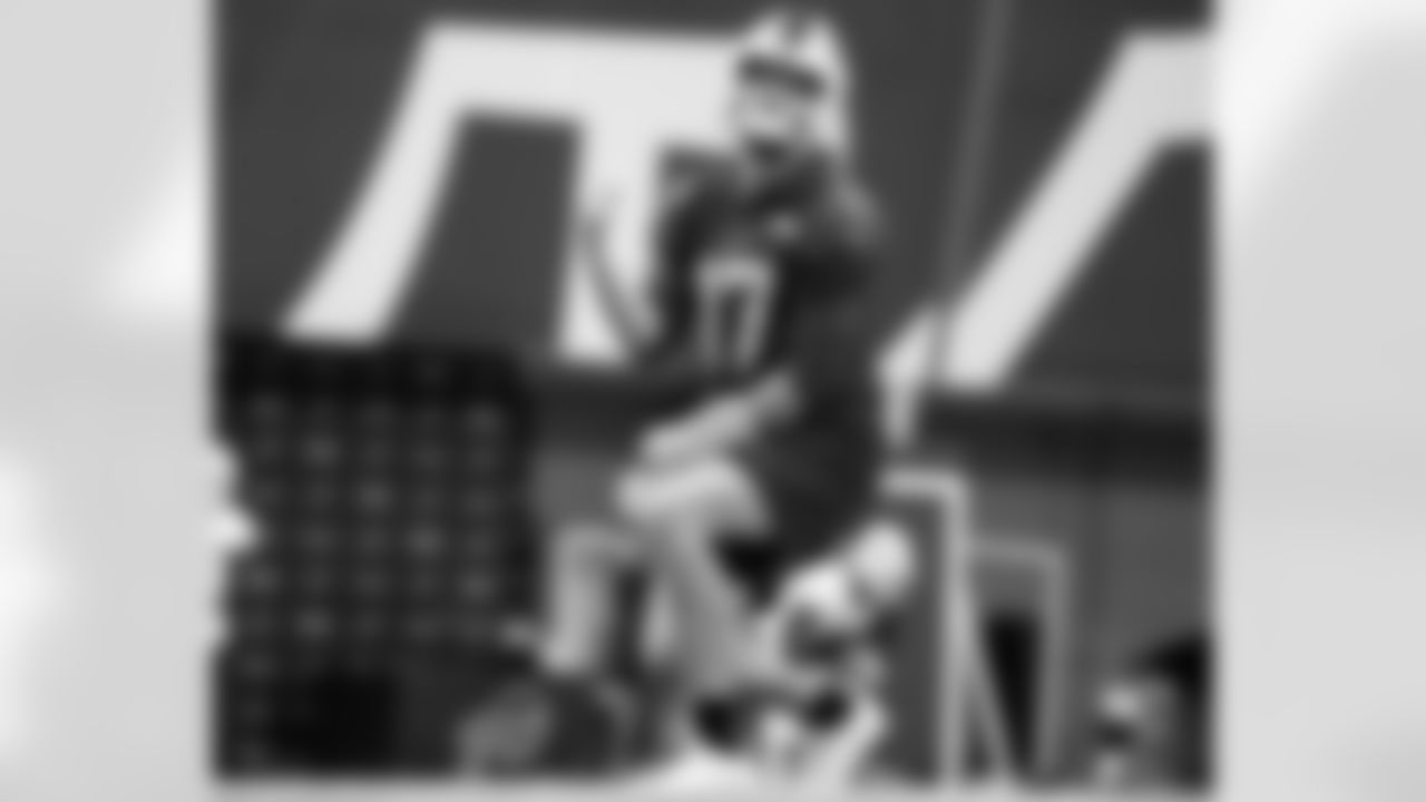 Josh Allen (17). Buffalo Bills Divisional Round, January 15, 2026 at Buffalo Bills Training Center.