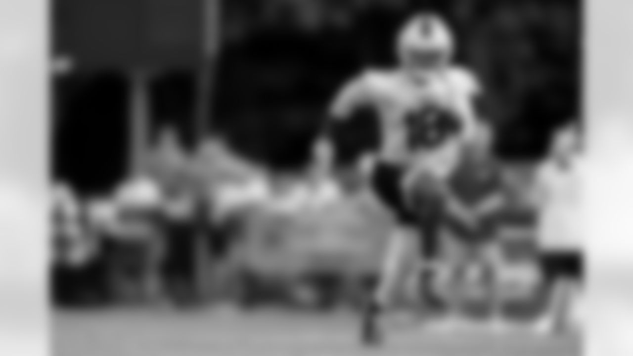 Elijah Moore (18). Buffalo Bills Training Camp, July 25, 2025 at St. John Fisher University.