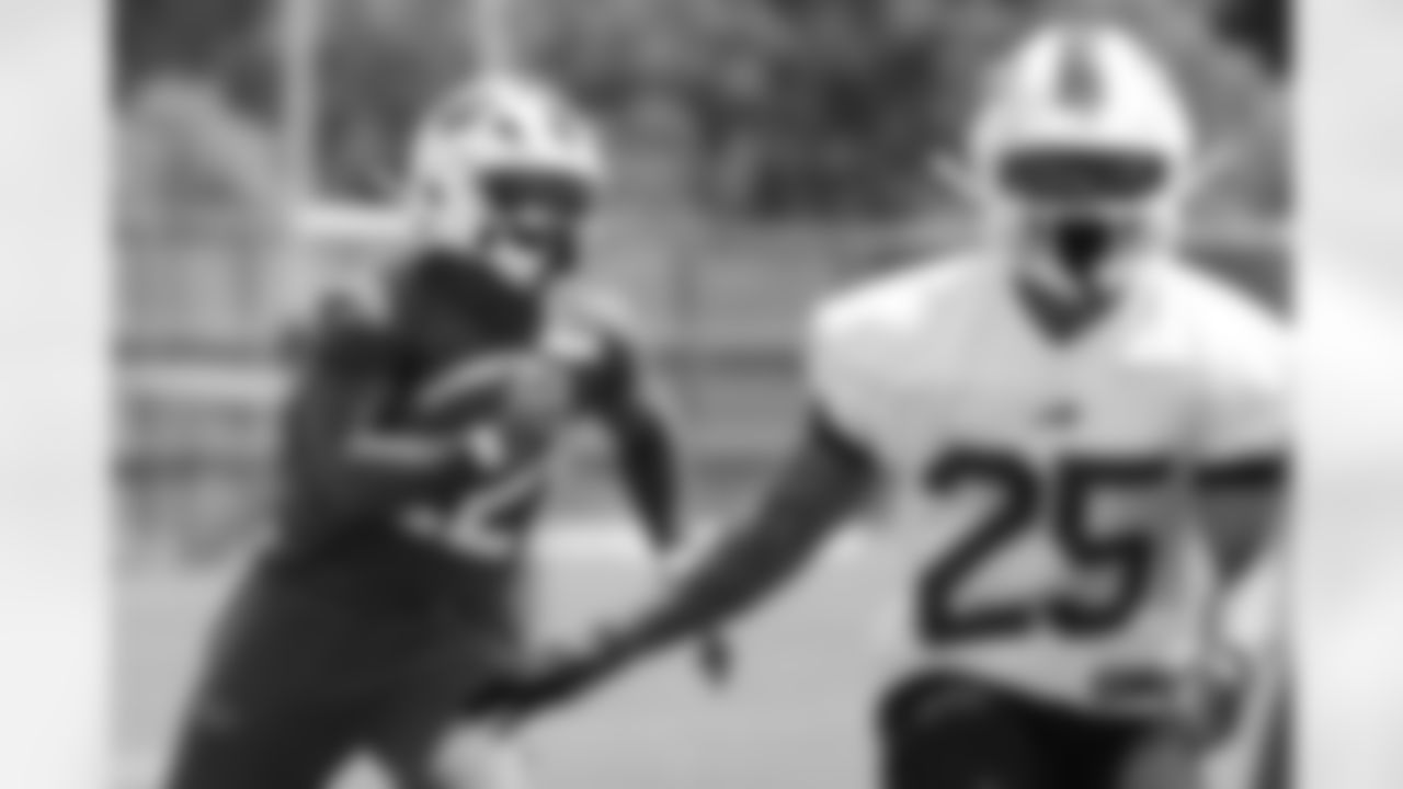 Ray Davis (22). Buffalo Bills Mandatory Minicamp, June 10, 2025 at the Buffalo Bills Training Center.