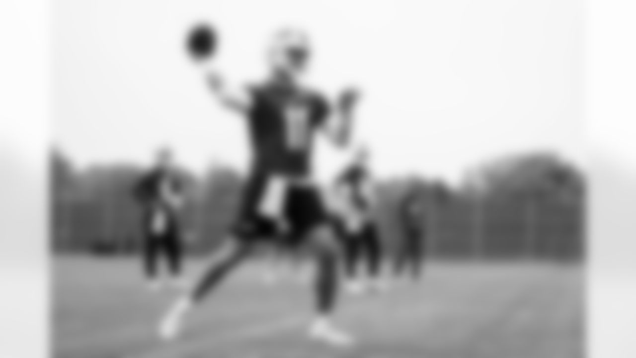 Mitchell Trubisky (11). Buffalo Bills Mandatory Minicamp, June 12, 2025 at the Buffalo Bills Training Center.