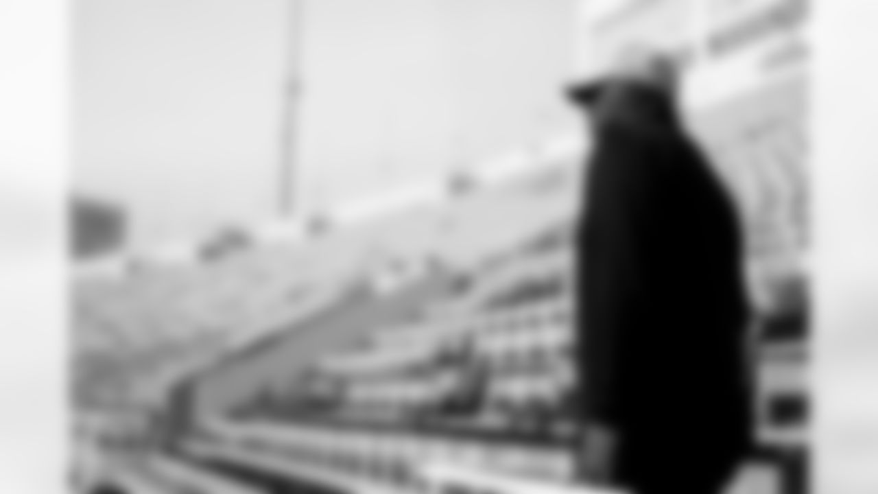 Behind-the-scenes from the Thurman Thomas video honoring the closing of Highmark Stadium, April 09, 2025.