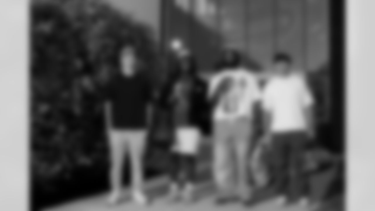 Cole Bishop (24), Javon Solomon (56), Sedrick Van Pran-Granger (62), Joe Andreessen (44). Buffalo Bills vs New England Patriots, Regular Season, October 05, 2025 at Highmark Stadium.