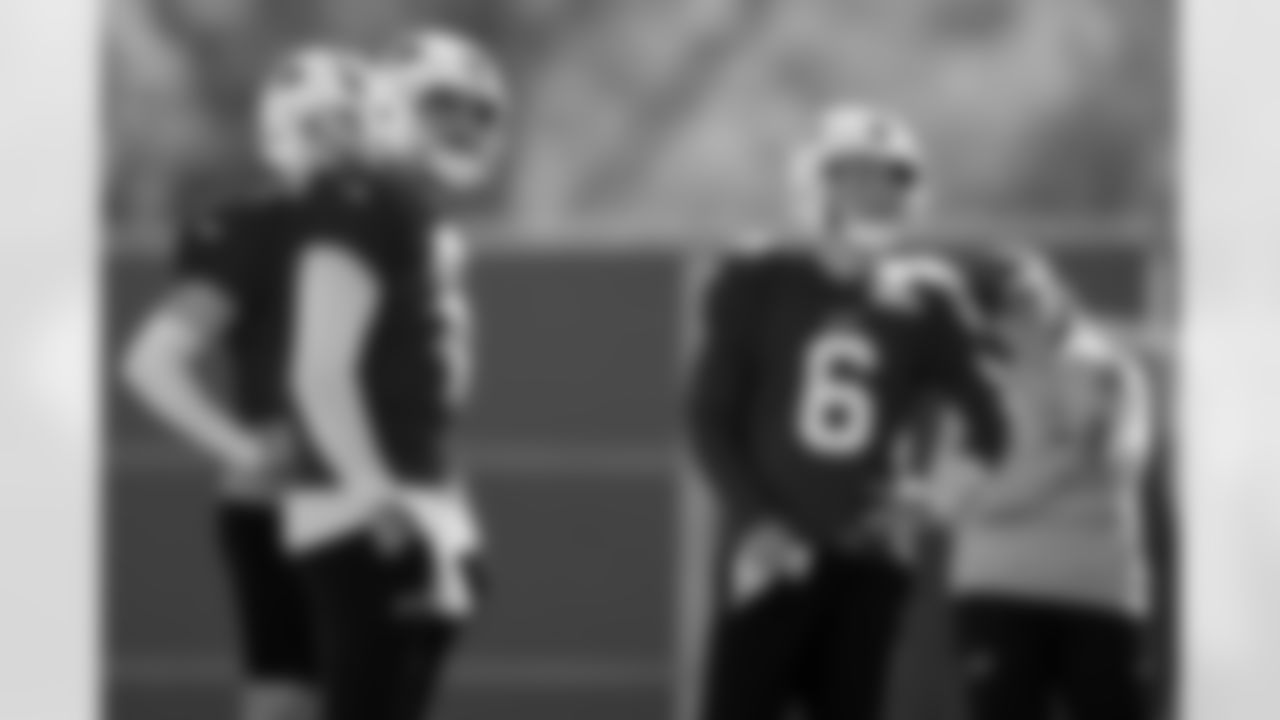 Mitchell Trubisky (11). Buffalo Bills Week 6 Practice, October 09, 2025 at Buffalo Bills Training Center.