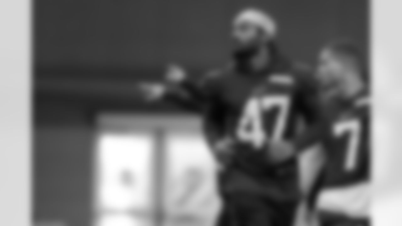 Christian Benford (47). Buffalo Bills Week 12 Practice, November 18, 2025 at Buffalo Bills Training Center.