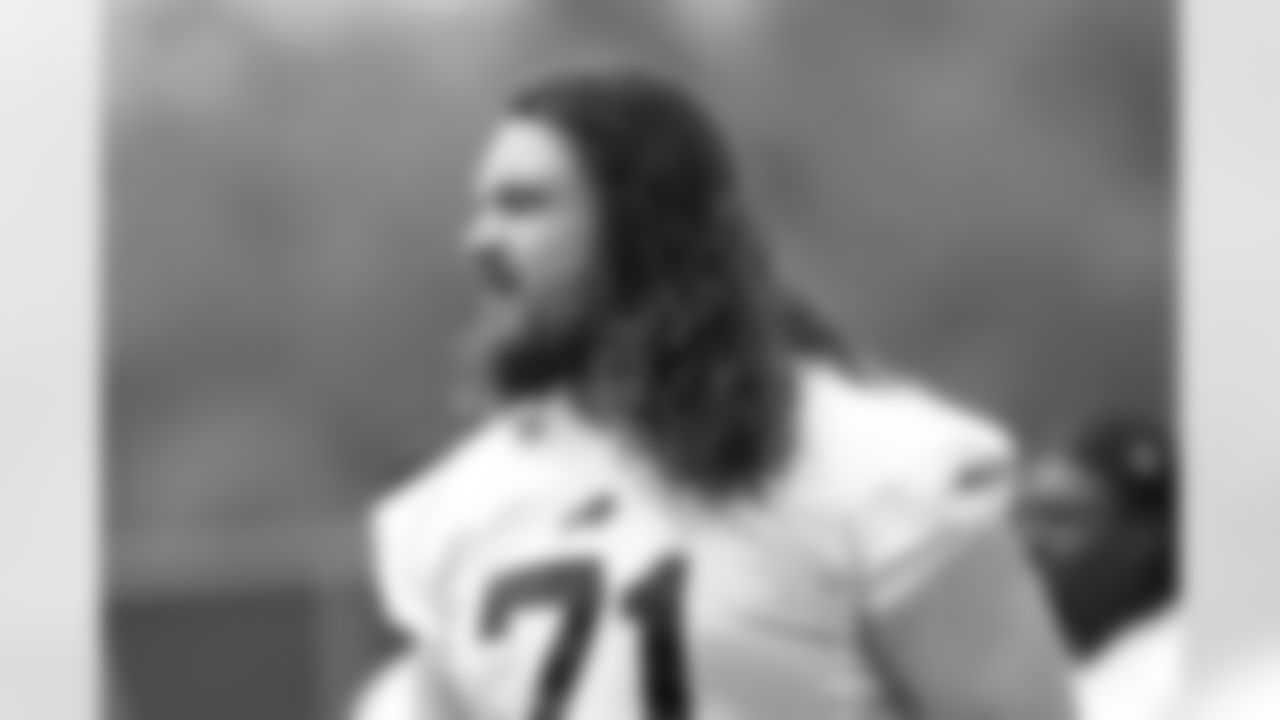 Casey Rogers (71). Buffalo Bills OTA workouts, June 03, 2025 at the Buffalo Bills Training Center.