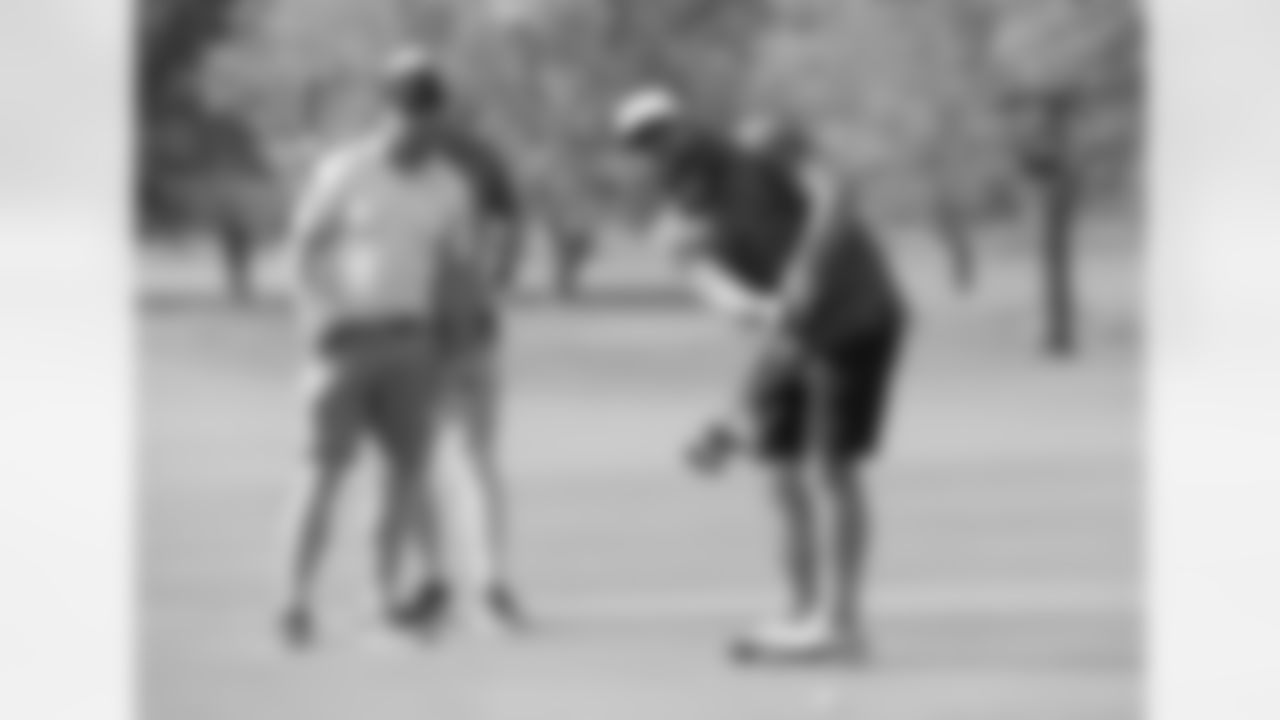 The team of Joe Collins, Joe Micca, Mark Carrier and Will Greenberg. Buffalo Bills players and staff compete in the 4th Annual Buffalo Bills Scramble, May 21, 2024.