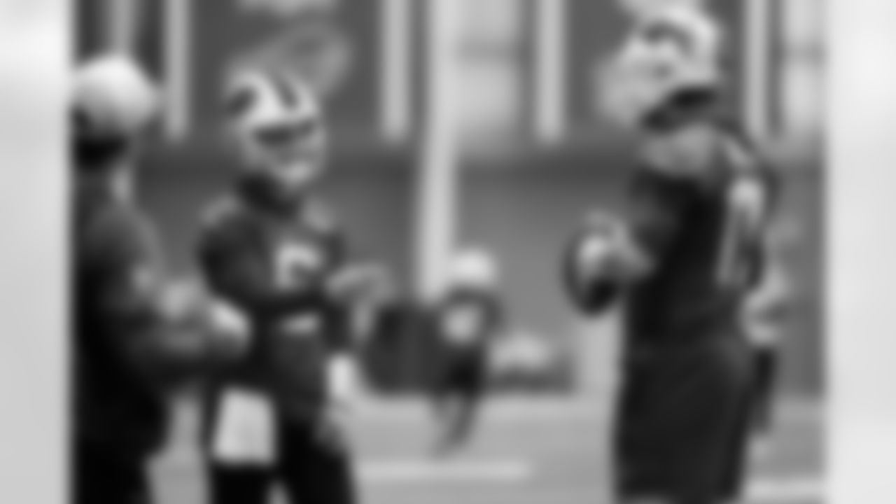 Shane Buechele (6). Buffalo Bills Divisional Round Practice, January 14, 2026 at Buffalo Bills Training Center.