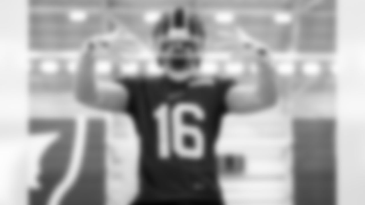 Mecole Hardman Jr. (16). Buffalo Bills Week 18 practice, January 01, 2026 at Buffalo Bills Training Center.