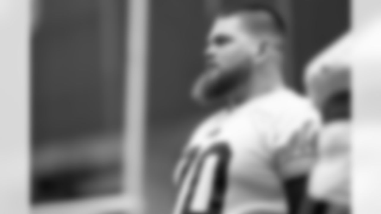 Alec Anderson (70). Buffalo Bills Week 16 Practice, December 18, 2025 at Buffalo Bills Training Center.