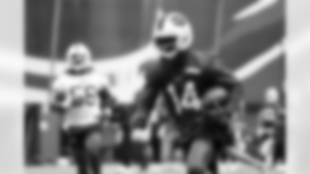 Tyrell Shavers (14). Buffalo Bills Week 9 Practice, October 30, 2025 at the Buffalo Bills Training Center.