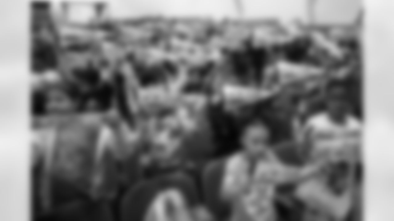 Buffalo Bills pep rally for students and staff at Windermere Boulevard Elementary School, December 19, 2025.