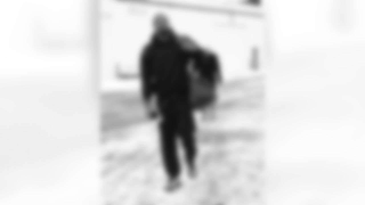 Greg Rousseau (50). Buffalo Bills travel to Foxborough, December 13, 2025 at Buffalo Niagara International Airport.