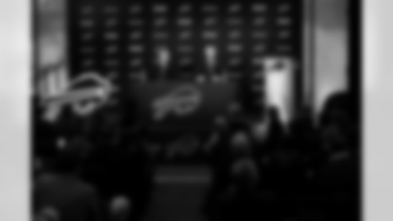 Joe Brady's Head Coach Introduction, January 29, 2026 at Buffalo Bills Training Center.