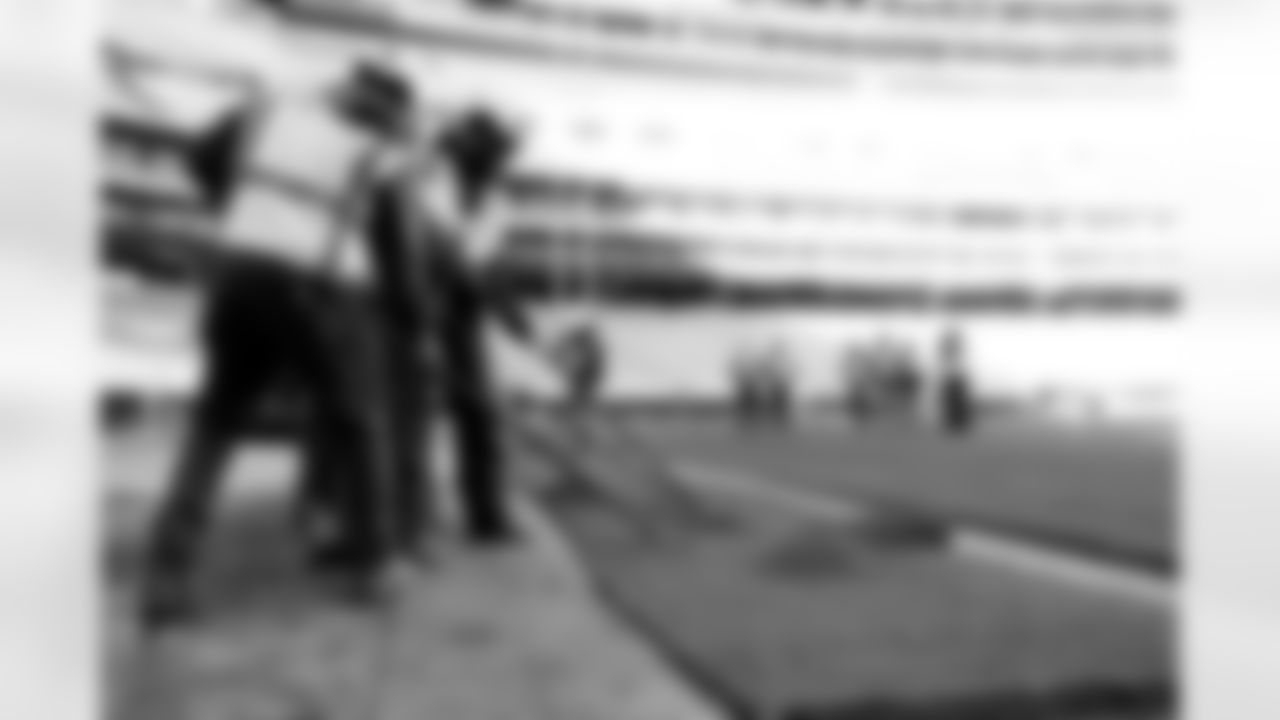 New Stadium Construction Sod Install, October 10, 2025 at Highmark Stadium.