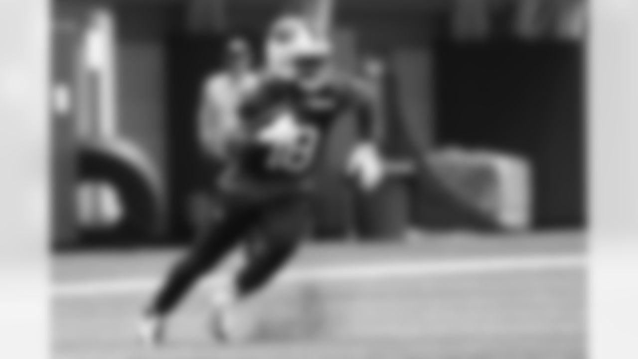 Elijah Moore (18). Buffalo Bills Week 10 Practice, November 07, 2025 at the Buffalo Bills Training Center.