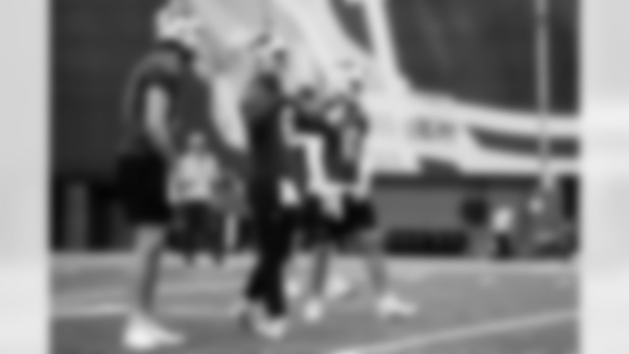 Shane Buechele (6). Buffalo Bills Week 14 Practice, December 04, 2025 at Buffalo Bills Training Center.