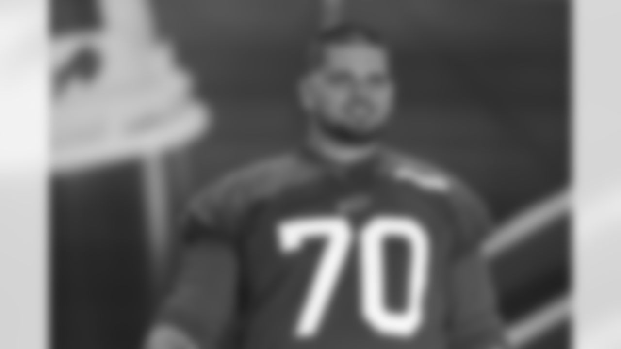 Alec Anderson (70). Buffalo Bills Mandatory Minicamp, June 10, 2025 at the Buffalo Bills Training Center.