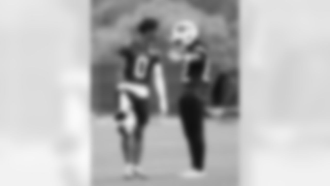 Keon Coleman (0), Kristian Wilkerson (82). Buffalo Bills OTA workouts, June 03, 2025 at the Buffalo Bills Training Center.