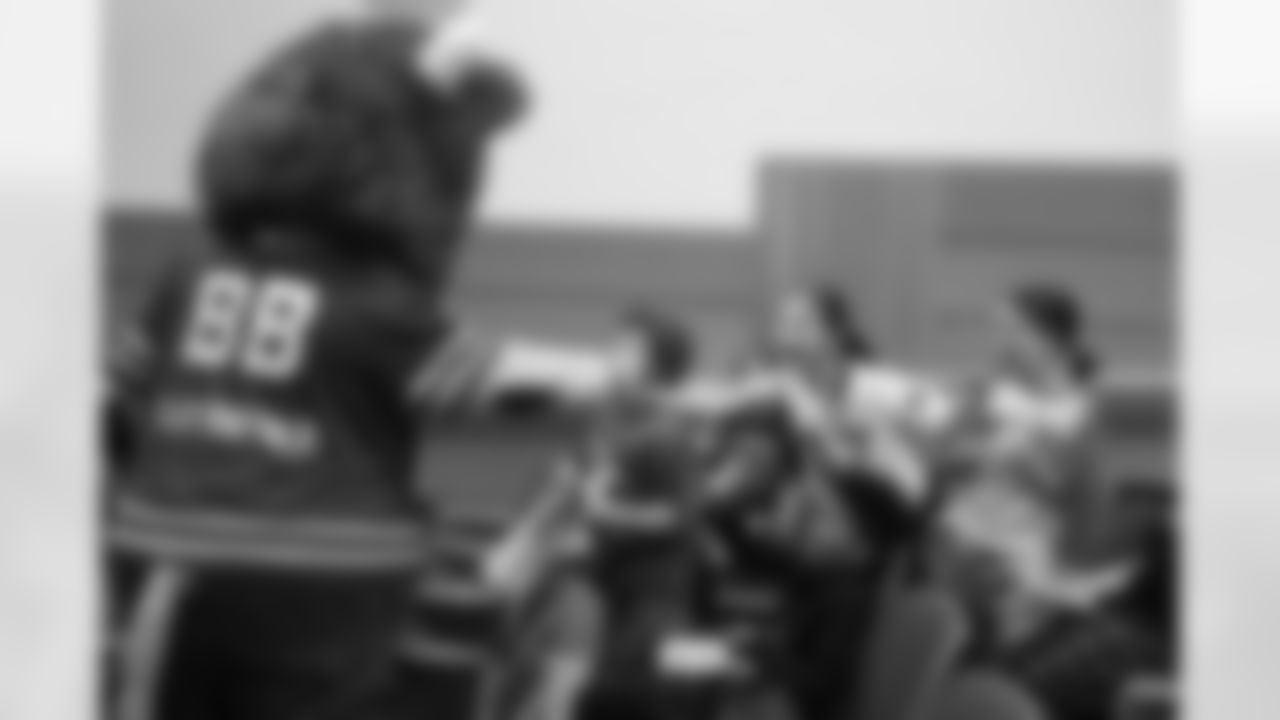 Buffalo Bills pep rally for students and staff at Windermere Boulevard Elementary School, December 19, 2025.