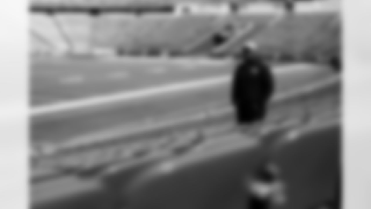 Behind-the-scenes from the Thurman Thomas video honoring the closing of Highmark Stadium, April 09, 2025.