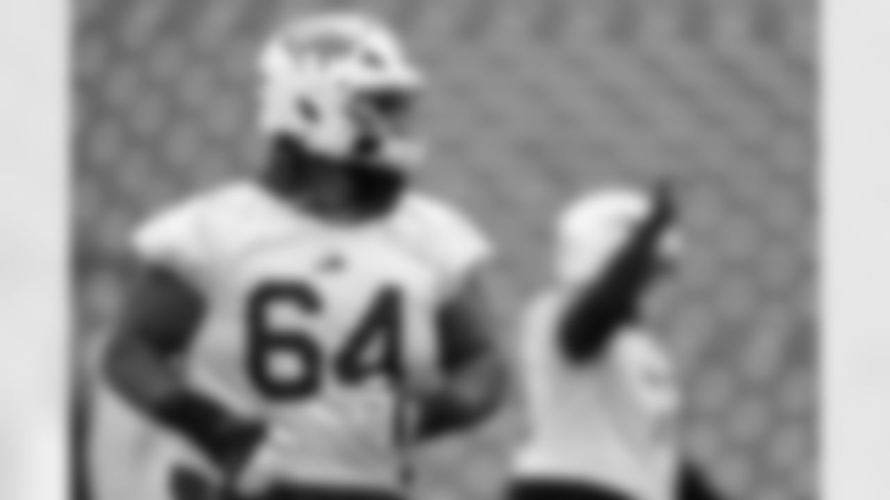 O'Cyrus Torrence (64). Buffalo Bills Week 11 Practice, November 14, 2025 at Highmark Stadium.