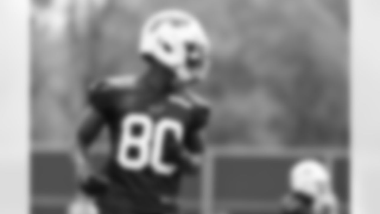 Tyrell Shavers (80). Buffalo Bills OTA workouts, June 03, 2025 at the Buffalo Bills Training Center.