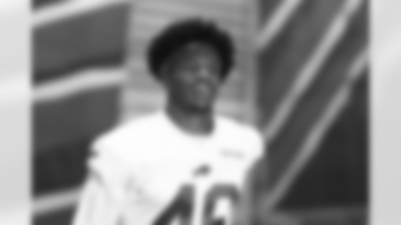 Ja'Marcus Ingram (46). Buffalo Bills Mandatory Minicamp, June 10, 2025 at the Buffalo Bills Training Center.