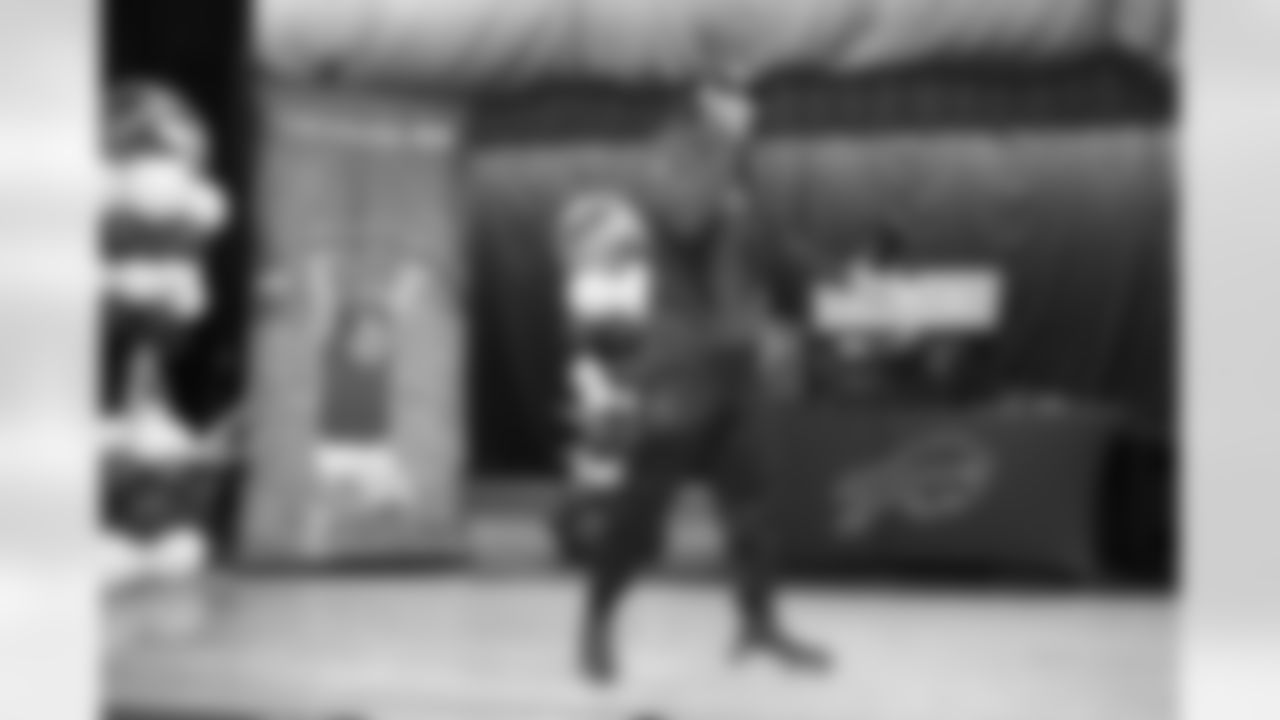 Billy Buffalo, DJ Milk, DJ Yes and Highmark host a Buffalo Bills pep rally for Heritage Heights Elementary students, November 14, 2025.