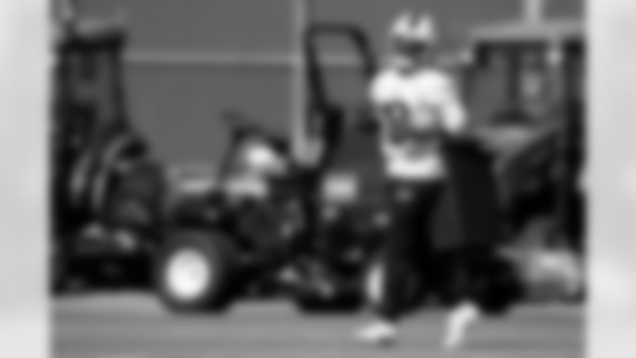 Elijah Moore (18). Buffalo Bills Week 6 Practice, October 10, 2025 at Buffalo Bills Training Center.