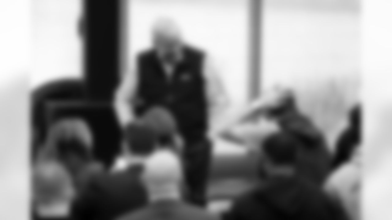 Joe Brady's Head Coach Introduction, January 29, 2026 at Buffalo Bills Training Center.