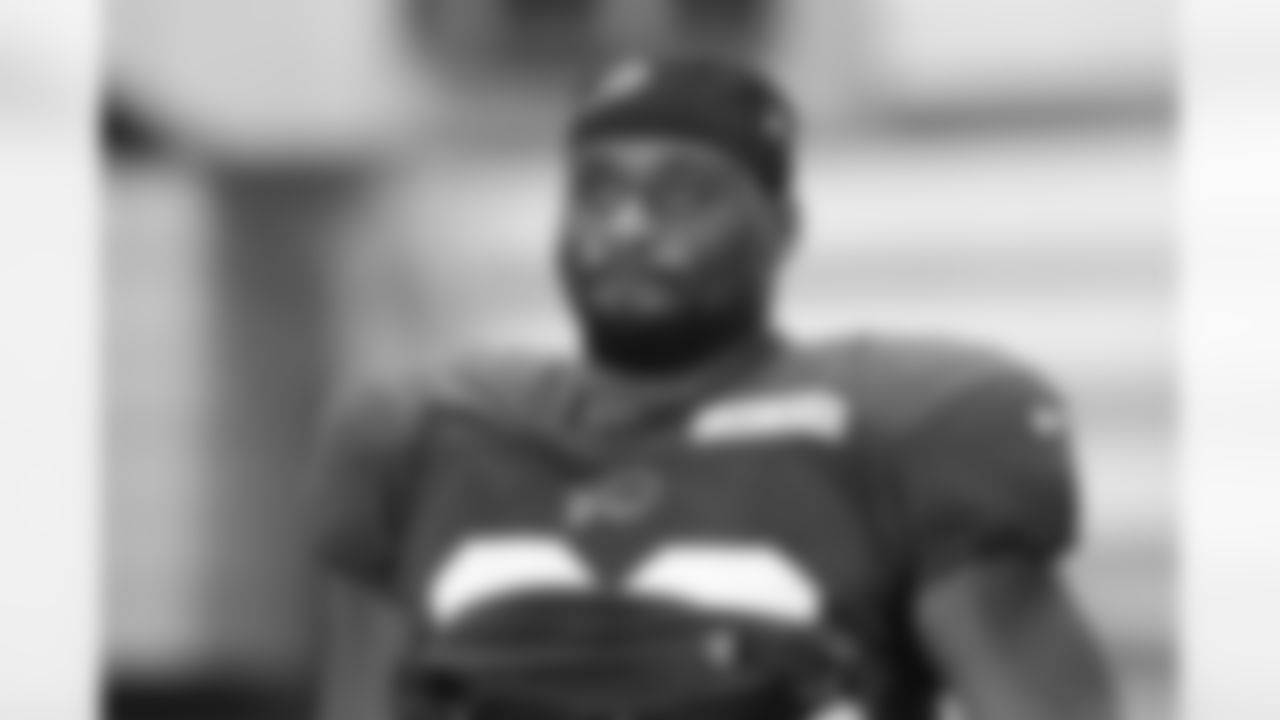 Ray Davis (22). Buffalo Bills Week 4 Practice, September 24, 2025 at the Buffalo Bills Training Center.