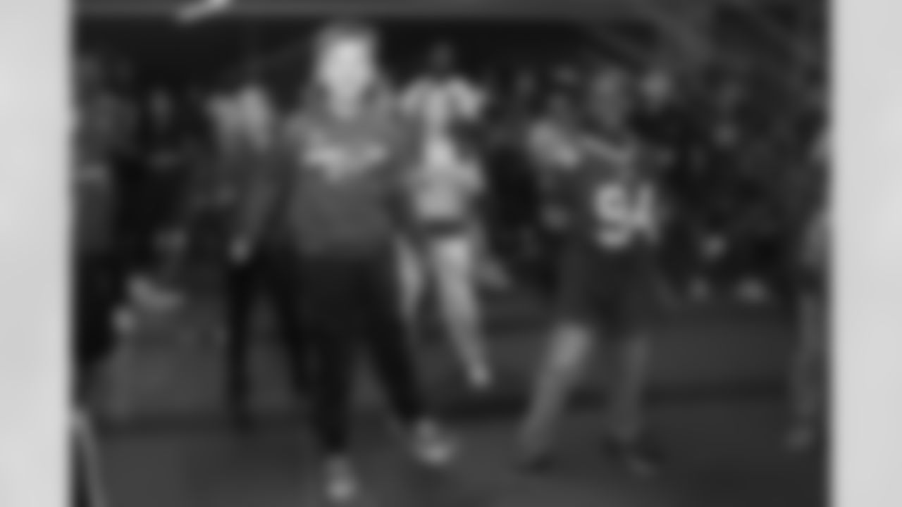 Billy Buffalo, DJ Milk, DJ Yes and Highmark host a Buffalo Bills pep rally for Heritage Heights Elementary students, November 14, 2025.