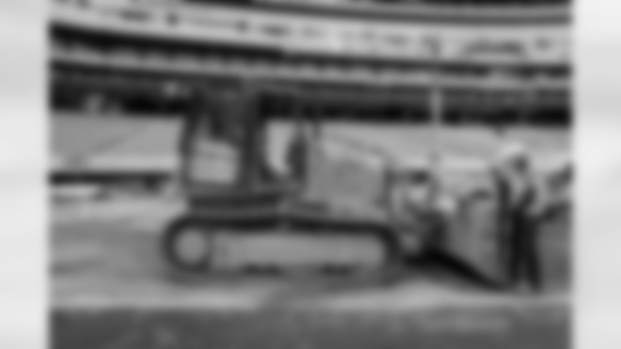 New Highmark Stadium Field Goal Post Install, October 06, 2025 at Highmark Stadium.