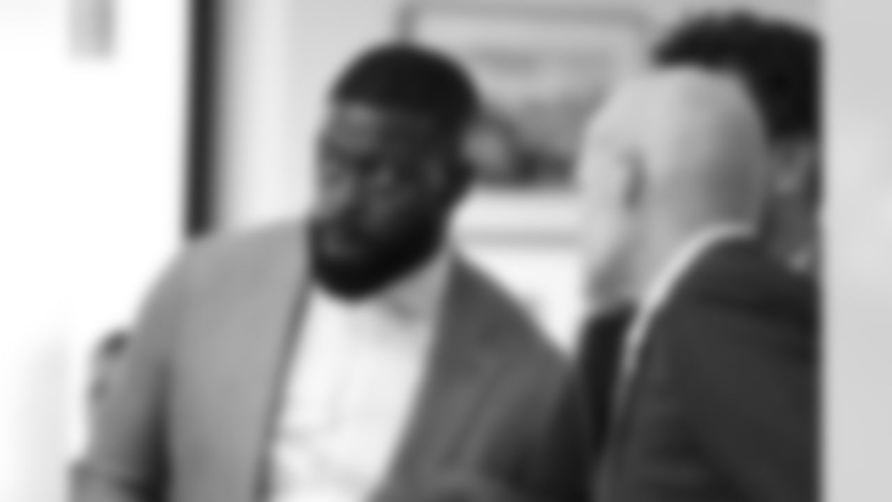 Jahmile Addae. Scenes from the Buffalo Bills draft room during Round 1 of the 2025 NFL Draft at the Buffalo Bills Training Center on April 24, 2025.