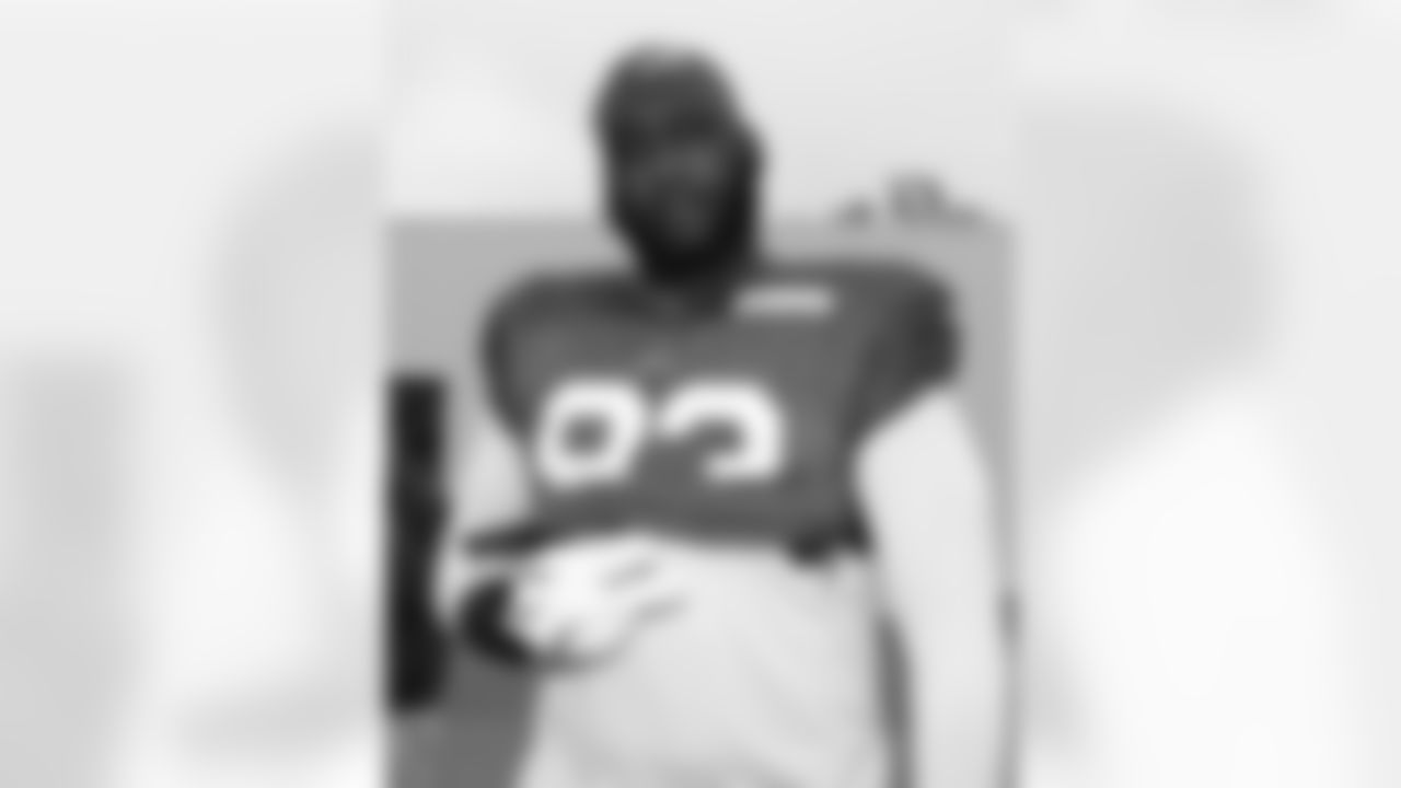 Zion Logue (93). Buffalo Bills Training Camp, August 21, 2025 at Buffalo Bills Training Facility.