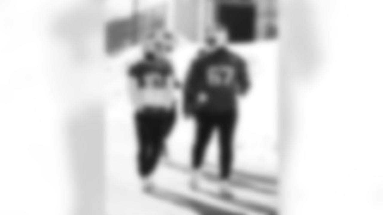 Khalil Shakir (10), Travis Clayton (67). Buffalo Bills Week 14 Practice, December 05, 2025 at Highmark Stadium.