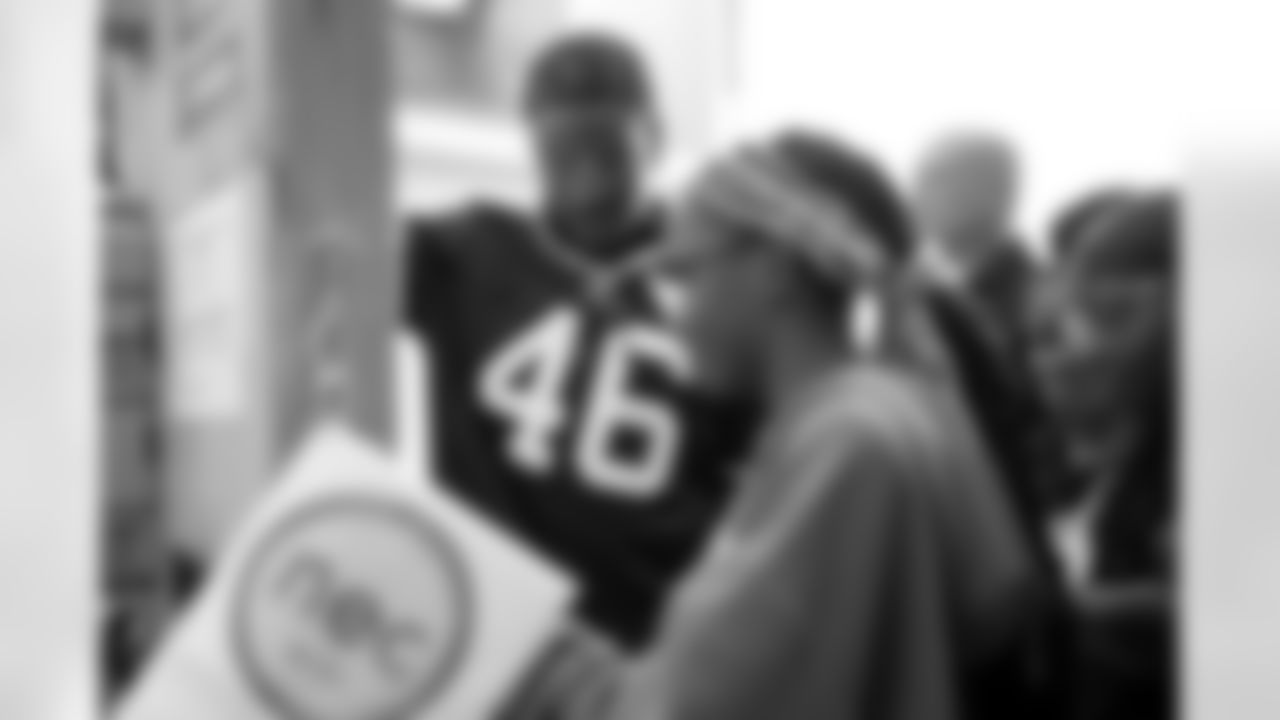 Ja'Marcus Ingram (46). Buffalo Bills Social Justice Committee Trade School Visit, October 07, 2025 at McKinley High School.