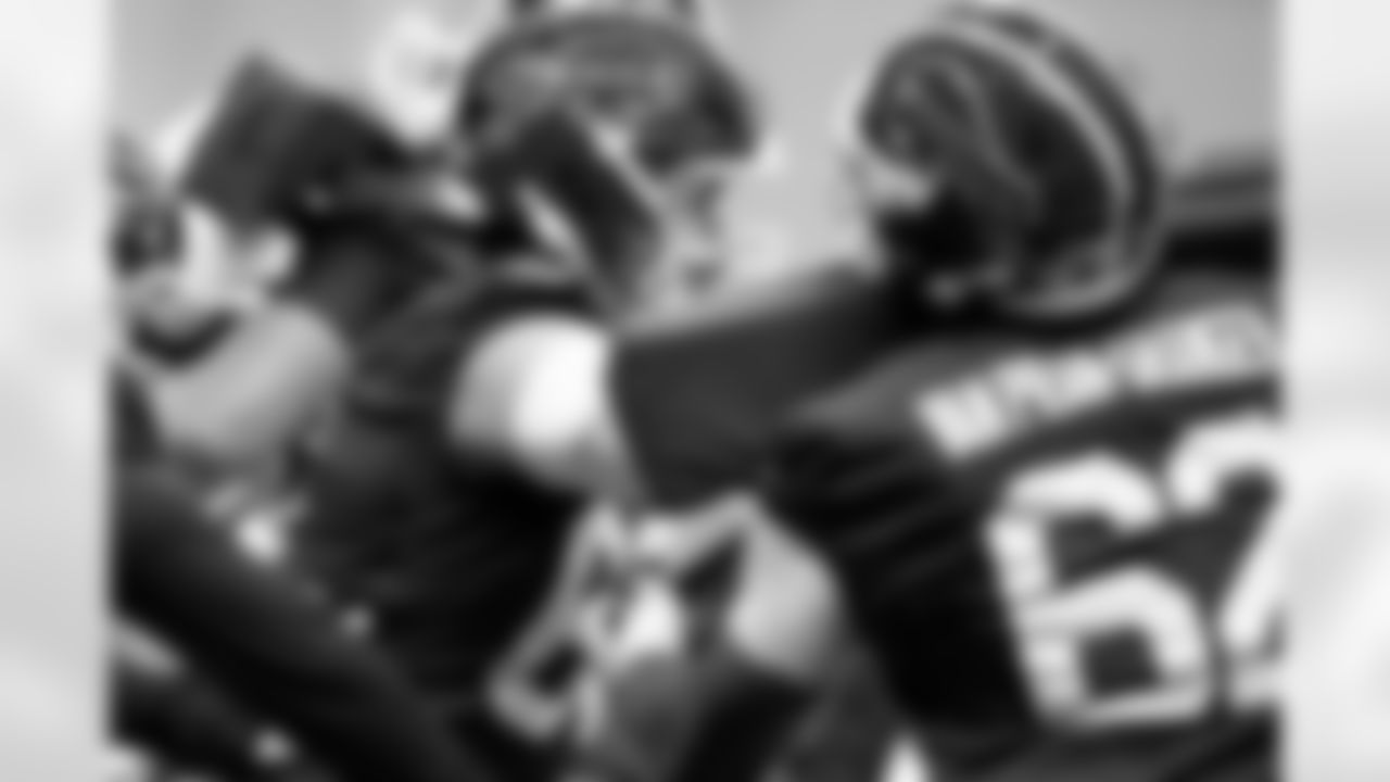 Connor McGovern (66). Buffalo Bills Week 18 practice, January 01, 2026 at Buffalo Bills Training Center.